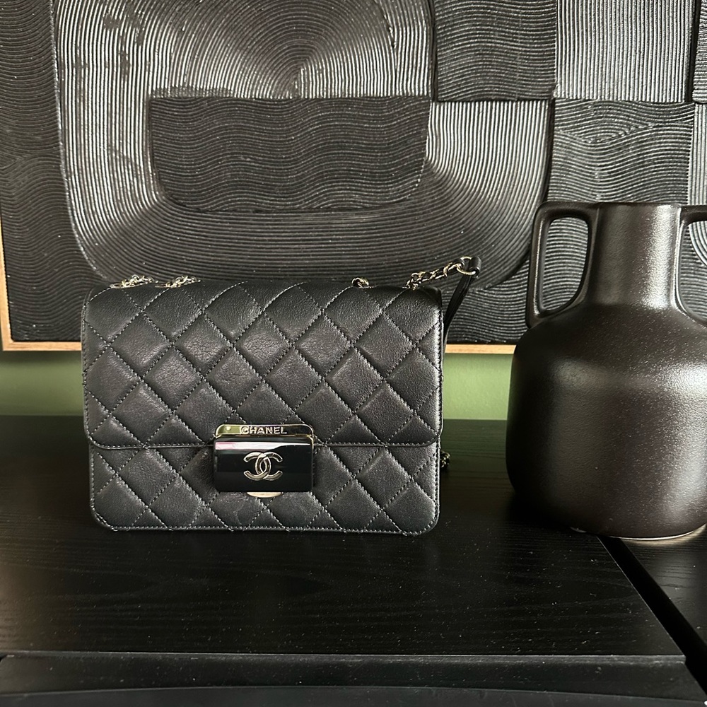 Chanel Black Quilted Crossbody Bag
